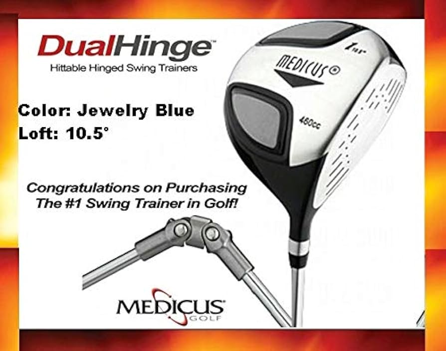 MEDICUS DualHinge 460　メディカス　デュアルヒンジ Medicus Dual Hinge 460CC Driver RH Swing Training Aid, Swing